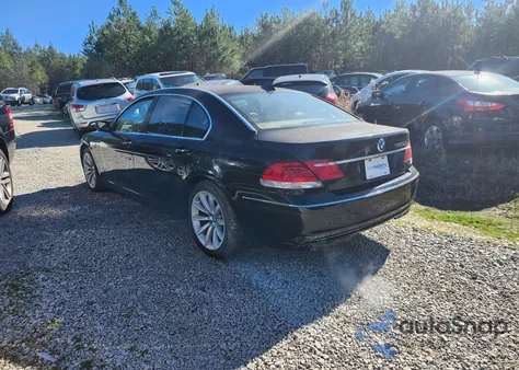 2008 BMW 750Li z USA, uszkodzony, nr VIN WBAHN83558DT84353